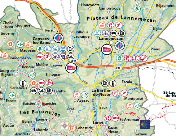 Carte touristique CCPL
