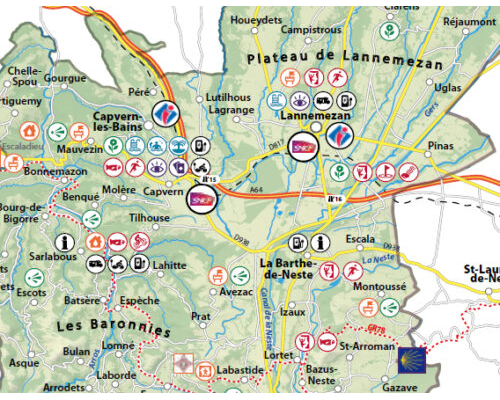 Carte touristique CCPL